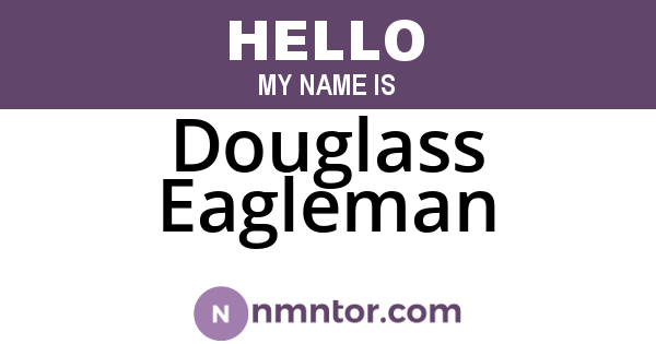 Douglass Eagleman