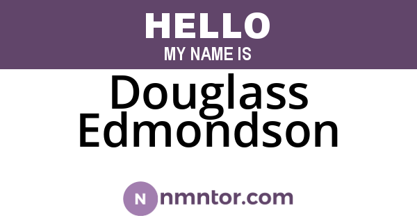 Douglass Edmondson