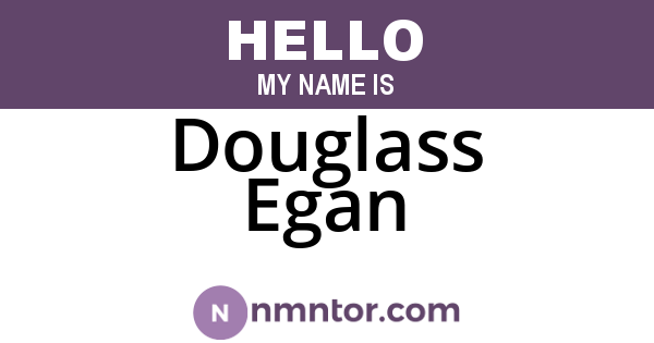 Douglass Egan