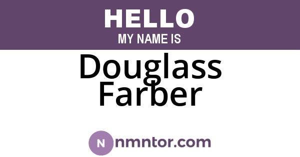 Douglass Farber
