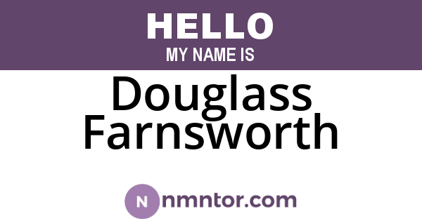 Douglass Farnsworth