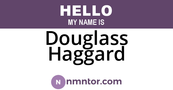 Douglass Haggard