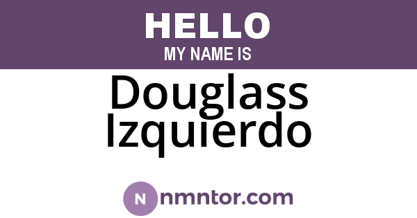 Douglass Izquierdo