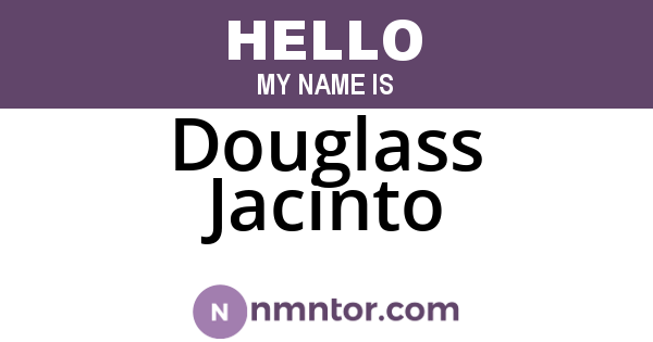 Douglass Jacinto