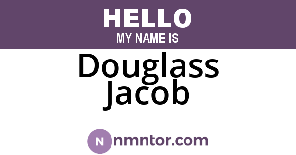 Douglass Jacob