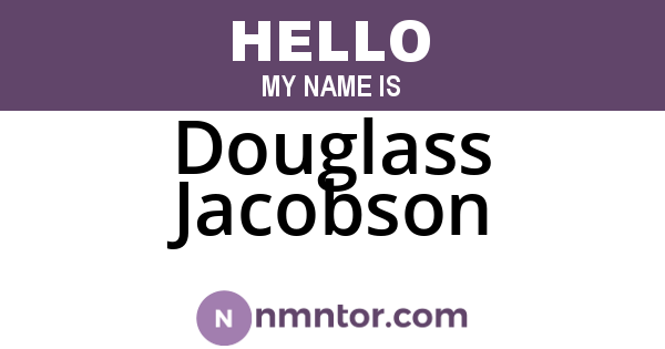 Douglass Jacobson