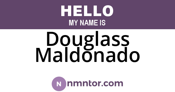 Douglass Maldonado