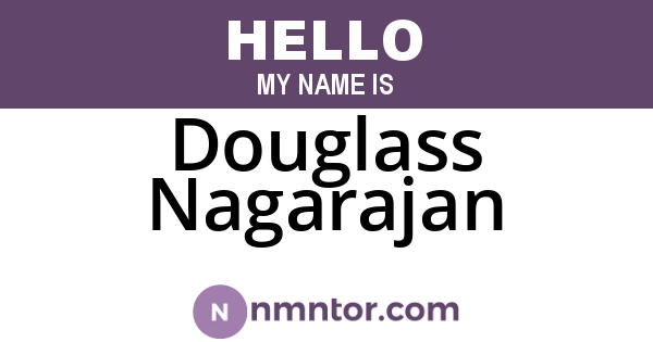 Douglass Nagarajan