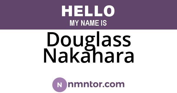 Douglass Nakahara