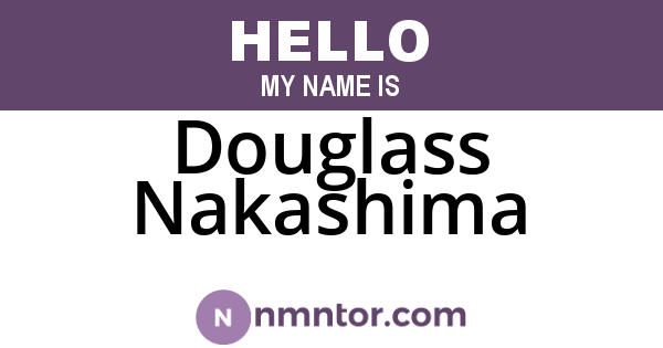 Douglass Nakashima