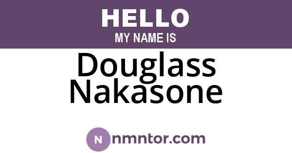 Douglass Nakasone