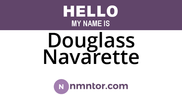 Douglass Navarette