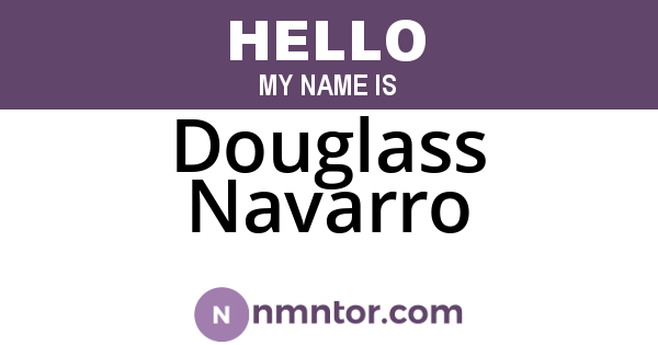 Douglass Navarro