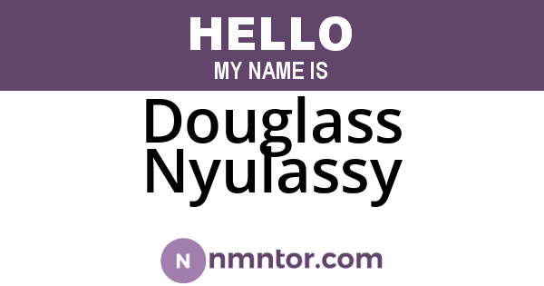Douglass Nyulassy