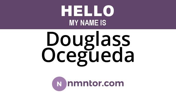 Douglass Ocegueda