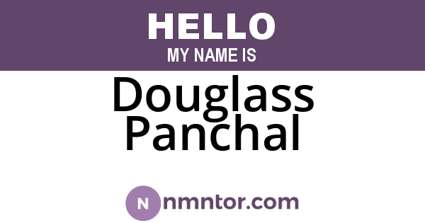 Douglass Panchal