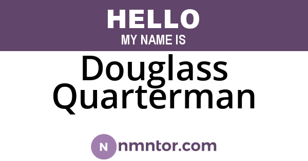 Douglass Quarterman