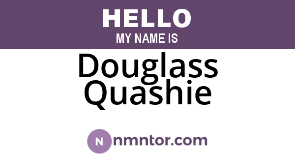 Douglass Quashie