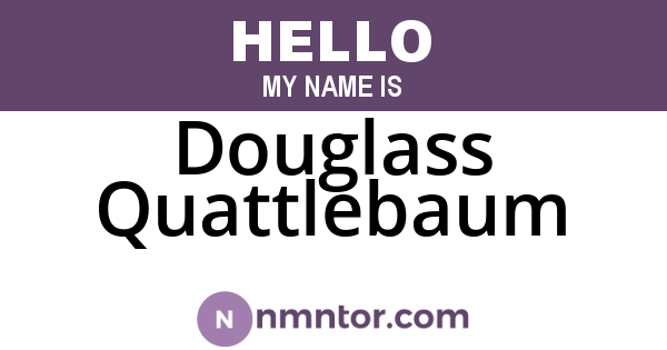 Douglass Quattlebaum