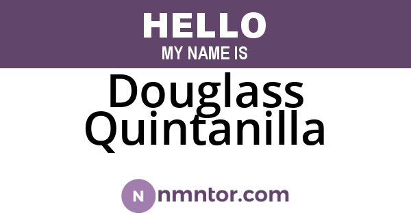 Douglass Quintanilla
