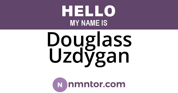 Douglass Uzdygan