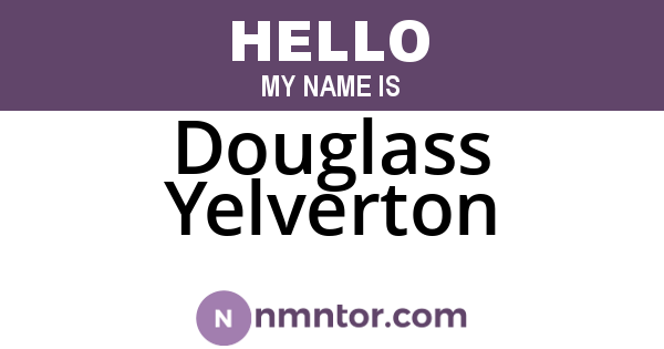 Douglass Yelverton