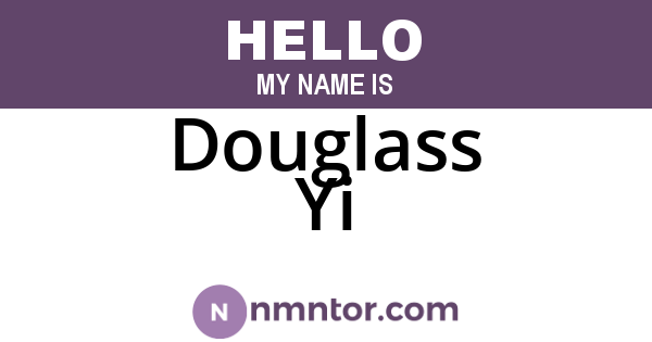 Douglass Yi