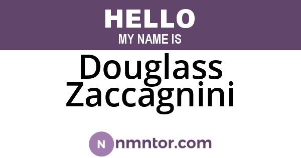 Douglass Zaccagnini