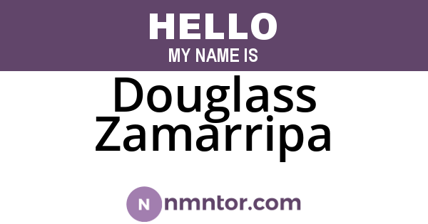 Douglass Zamarripa