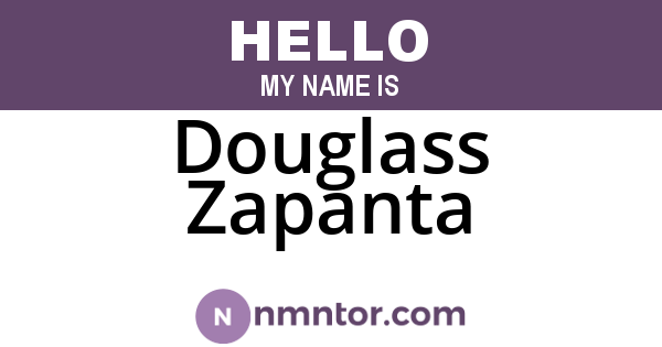 Douglass Zapanta