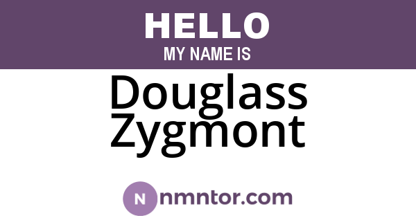 Douglass Zygmont