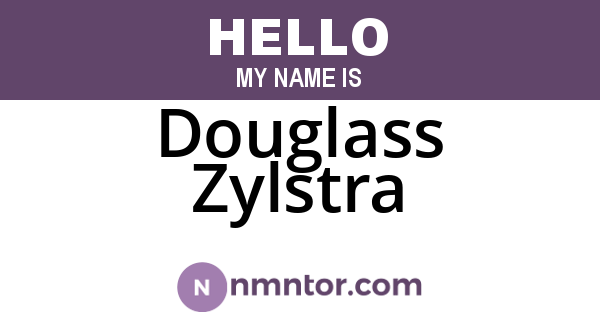 Douglass Zylstra