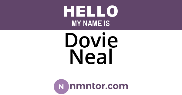 Dovie Neal