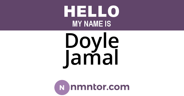 Doyle Jamal