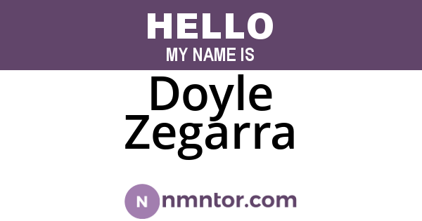 Doyle Zegarra