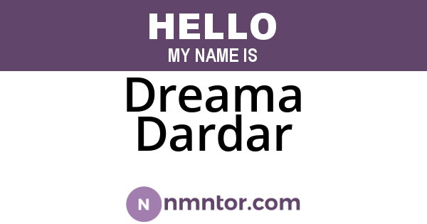 Dreama Dardar