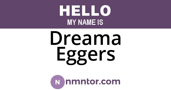 Dreama Eggers