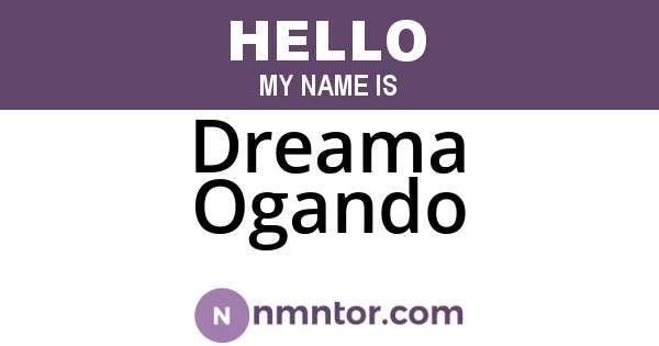 Dreama Ogando