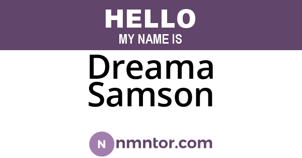 Dreama Samson
