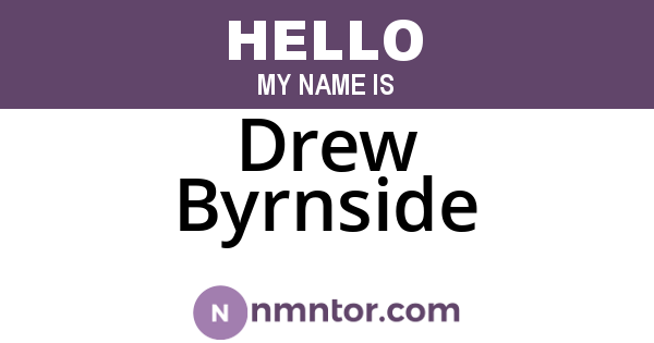Drew Byrnside