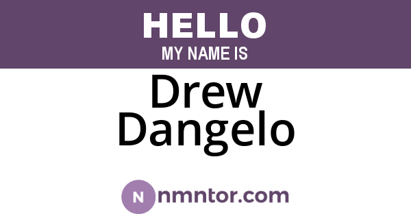 Drew Dangelo