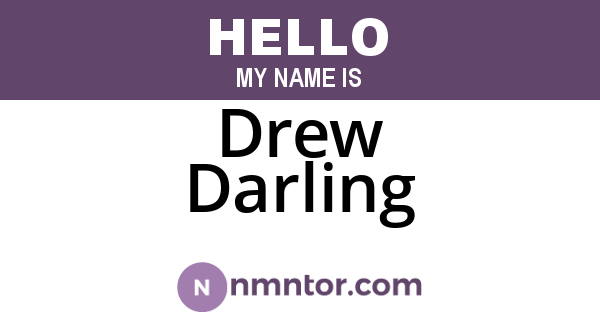 Drew Darling