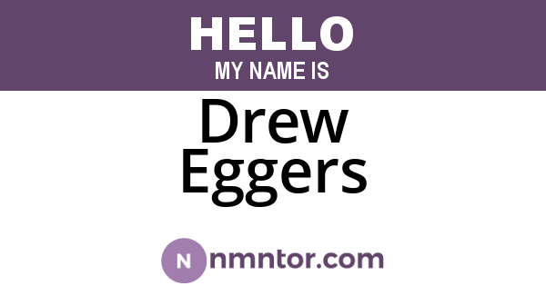 Drew Eggers