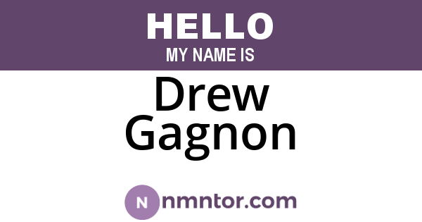Drew Gagnon