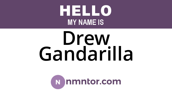 Drew Gandarilla