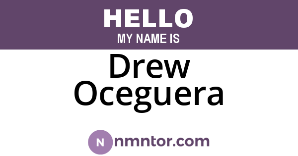 Drew Oceguera