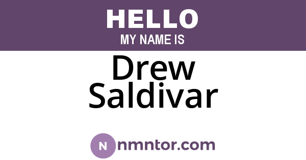 Drew Saldivar