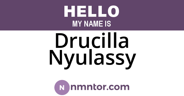 Drucilla Nyulassy