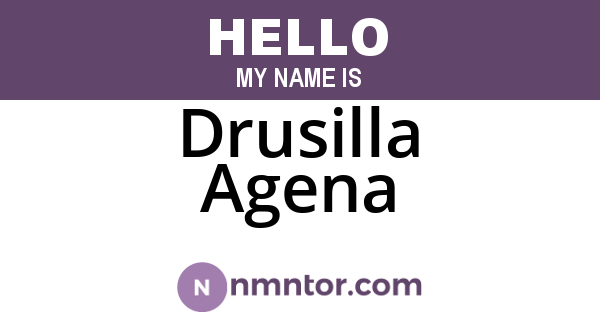 Drusilla Agena