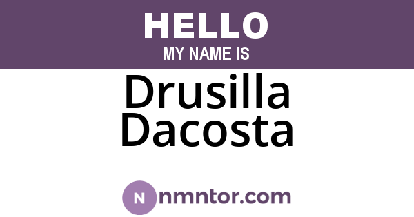 Drusilla Dacosta